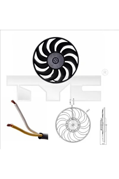 TYC Ventilator Radiator Stanga Audi A4 B6/A4 B7/A6 C5