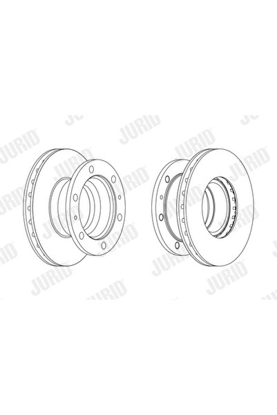 Jurid Disc Frana Iveco Eurocargo 1-3/Eurofire 1/Eurofire 2