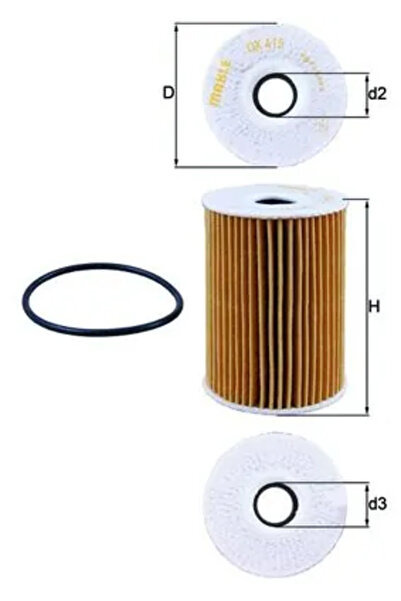 MAHLE Filtru Ulei Nissan Atleon/Caravan Bus/Caravan Caroserie Opel Movano A B...