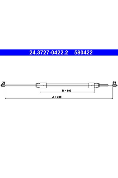 Ate Cablu Frana De Parcare Mercedes-Benz A-Class