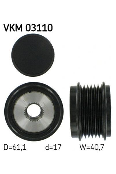 SKF Sistem Roata Libera Generator Audi A4 Allroad B8/A4 B8/A5 Seat Leon