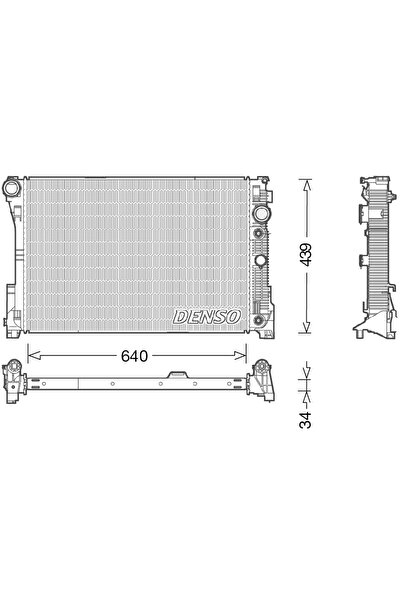 DENSO Radiator Racire Motor Mercedes-Benz C-Class/Cls/E-Class