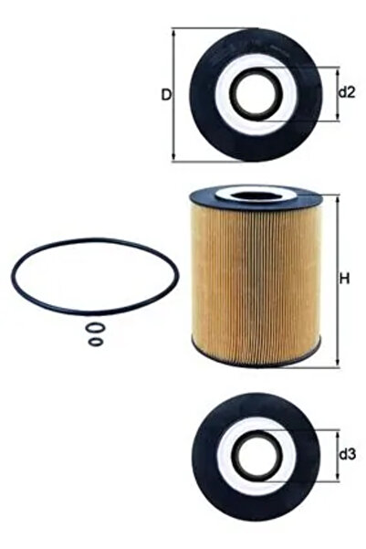 MAHLE Filtru Ulei Man F2000/Tga