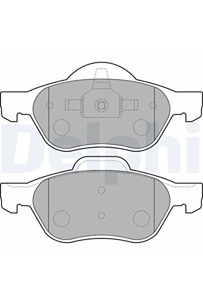 DELPHİ Set Placute Frana Frana Disc Renault Laguna 2/Laguna 3/Megane 1