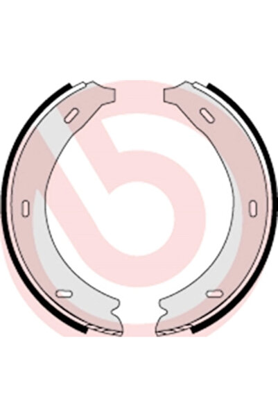 Brembo Set Saboti Frana Frana De Mana Mercedes-Benz 5-Class/Vito Bus/Vito Car...