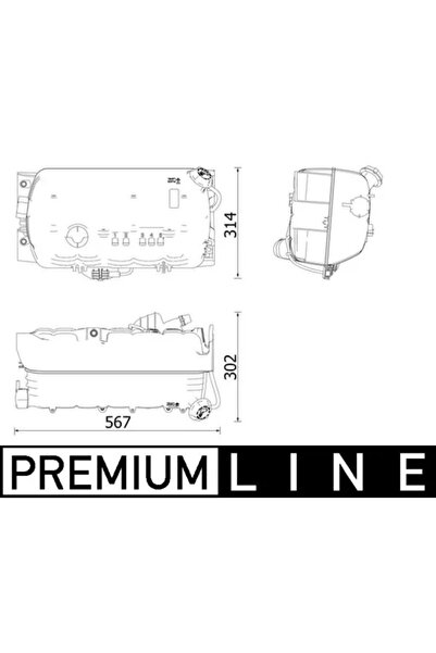 MAHLE Vas De Expansiune Racire Man Tgs 1/Tgx 1