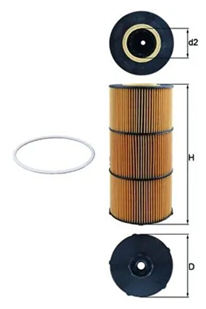 MAHLE Filtru Ulei Mercedes-Benz Actros MP4 / MP5/Antos/Arocs Setra Series 500