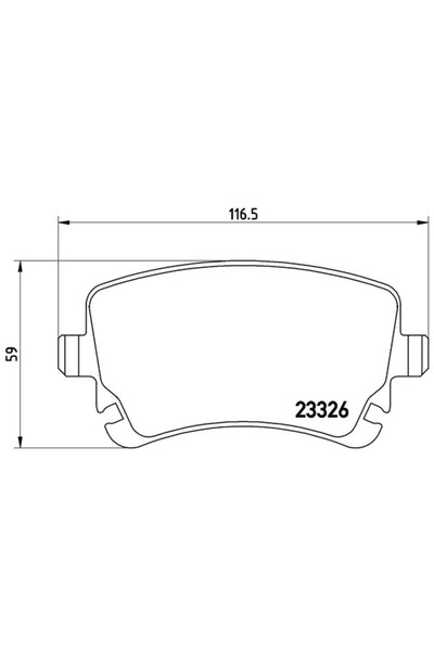 Brembo Set Placute Frana Frana Disc Audi A4 B6/A4 B7/A6 Allroad C6