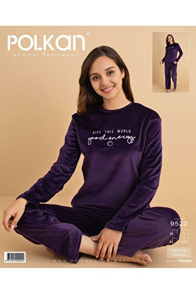 Asortix boutique Kadın Kadife yumuşak dokulu Pijama takımı