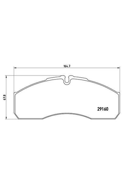Brembo Set Placute Frana Frana Disc Iveco Daily 3 Caroserie/Daily 3 Platou / ...