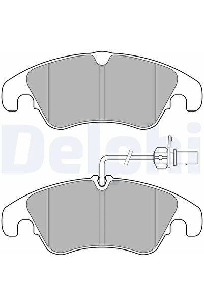 DELPHİ Brake Pad Set Disc Brake Audi A6 Allroad C7/A6 C7/A7 2008-2018