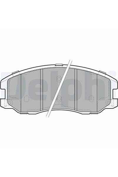 DELPHİ Brake Pad Set Disc Brake Caterham Seven Chevrolet Captiva