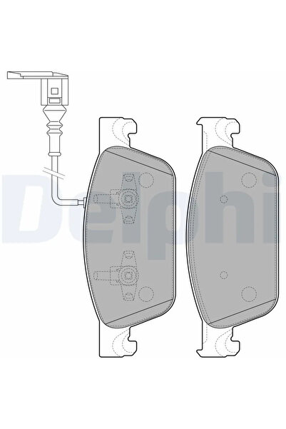 DELPHİ Set Placute Frana Frana Disc Vw Multivan T5/Transporter T5 Bus/Transpo...