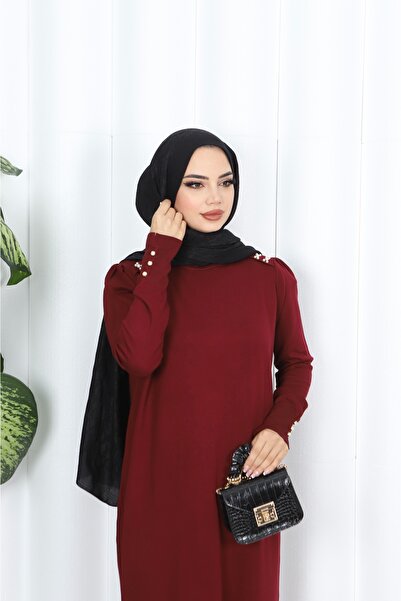 NİSUM MODA Pearl Mercerized Dress