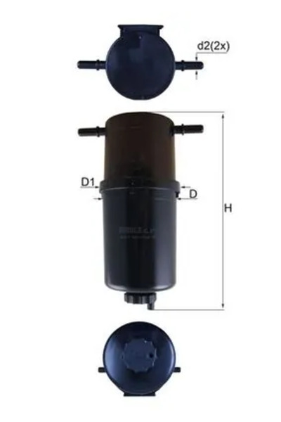 MAHLE Filtru Combustibil Vw Crafter 30-35 Bus/Crafter 30-50 Caroserie/Crafter...