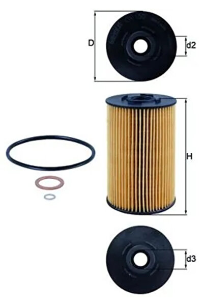 MAHLE Filtru Ulei Man Tgm 1 Mercedes-Benz Lk/LN2/Lp/Mb-Trac