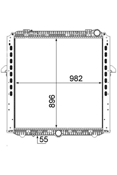 MAHLE Radiator Racire Motor Mercedes-Benz Actros MP4 / MP5/Antos
