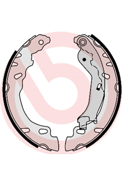 Brembo Set Saboti Frana Fiat 500/Panda Ford Ka