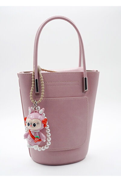 Saba Bonnaroo Labubu Pembe Çanta