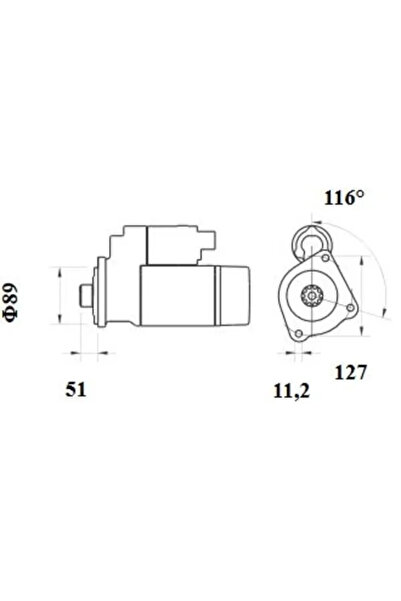 MAHLE Starter Renault Trucks D Volvo Fh 2/Fm