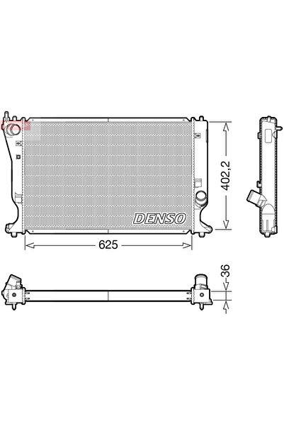 DENSO Radiator Racire Motor Toyota Avensis/Corolla Verso