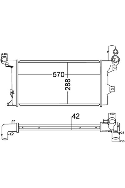 MAHLE Radiator Racire Motor Mercedes-Benz Atego
