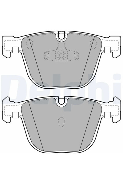 DELPHİ Set Placute Frana Frana Disc Bmw 5 Gran Turismo/7