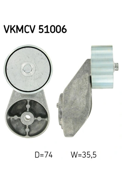 SKF Водещ/задвижващ ремък Задвижваща ролка Mercedes-Benz Vario Bus/Vario Cab с