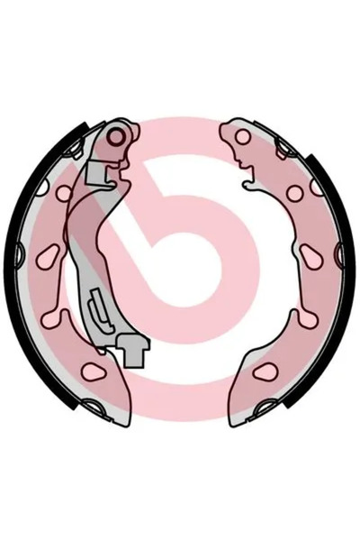 Brembo Set Saboti Frana Fiat 500/Panda Ford Ka 2003-2016