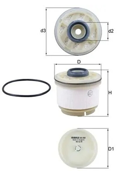MAHLE Filtru Combustibil Isuzu D-Max 2/Kb/Mu-10 Suv Lexus Is 2