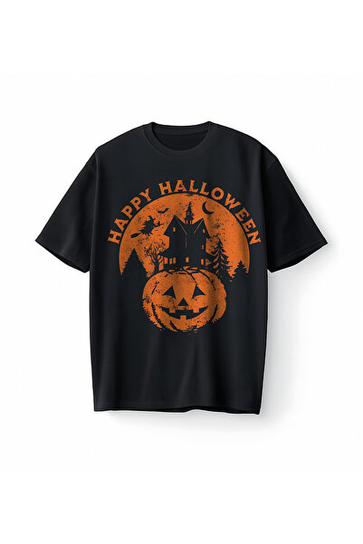 Bumeta Μπλουζάκι μεγάλου μεγέθους Unisex Happy Halloween