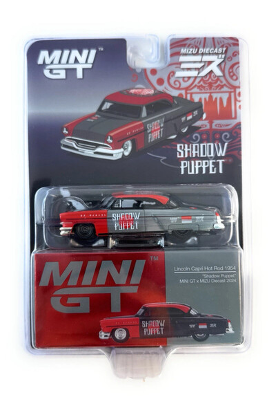 mini gt 1/64 Lincoln Capri Hot Rod 1954 "Shadow Puppet" x MIZU Diecast