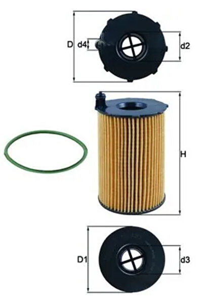 MAHLE Маслен филтър Audi A4 Allroad B8/A4 B8/A5 Porsche Cayenne/Macan/Panamera