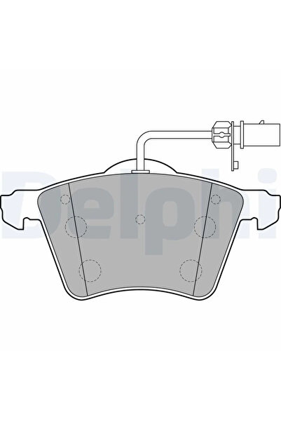 DELPHİ Комплект накладки за дискови спирачки Ford Galaxy 1/Galaxy Model 1 Van...