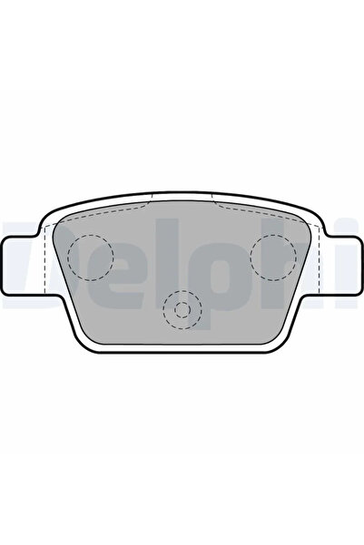 DELPHİ Set Placute Frana Frana Disc Alfa Romeo Mito Fiat Bravo 2/Multipla/Stilo