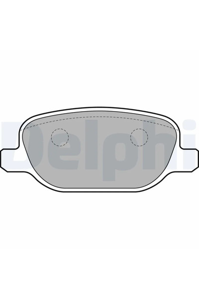 DELPHİ Set Placute Frana Frana Disc Alfa Romeo 159/Brera/Spider Lancia Delta ...
