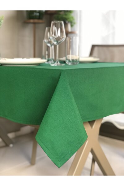 desen izmir American Service, 130 X 280 Forest Green Tablecloth, Christmas Table, Christmas