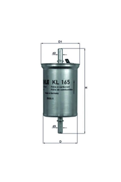 MAHLE Filtru Combustibil Smart Cabrio/City-Coupe/Fortwo