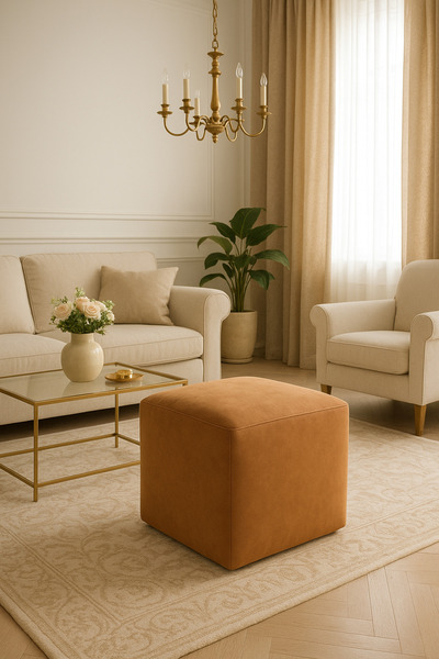 Sfmstore Şıklığıyla Dikkat Çeken Çok Amaçlı Puf KAHVE KARE – 40×40×45 cm | #Puf #EvDekorasyonu #OturmaPufu"