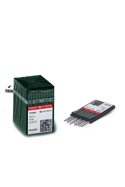 Groz Beckert GROZ-BECKERT Dikiş Makinesi Iğnesi Düz Makine İnce Dip No:14 100 adet