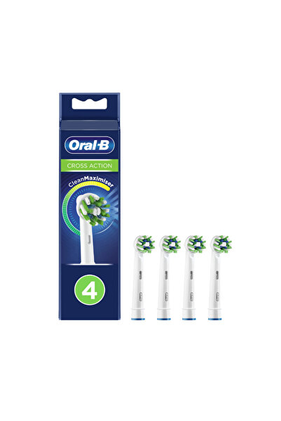 Oral-B Rezerve periuta de dinti electrica Cross Action, Tehnologie CleanMaximiser, 4 buc