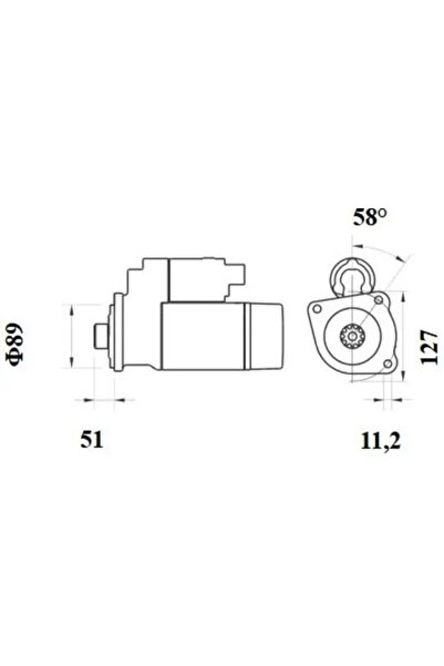 MAHLE Starter Mercedes-Benz Actros MP4 / MP5/Atego 3/Econic 2