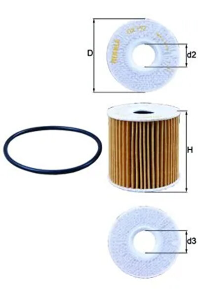 MAHLE Filtru Ulei Nissan 10-Trail 1/Almera 2/Almera Tino