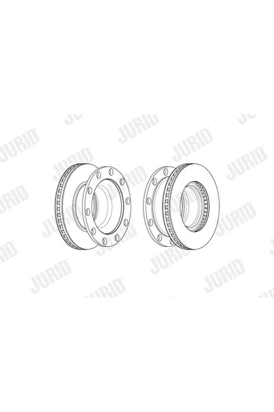 Jurid Disc Frana Renault Trucks D Volvo Fl 2/Fl 3