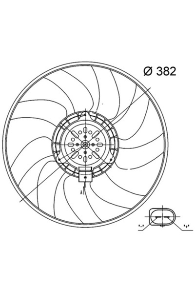 MAHLE Ventilator Radiator Audi A6 Allroad C7/A6 C7/A7