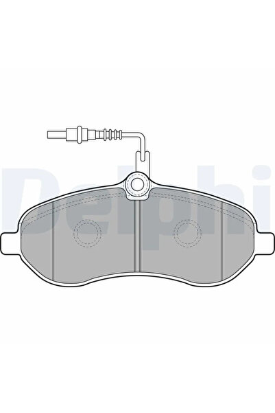 DELPHİ Brake Pad Set Disc Brake Citroen Jumpy 2 Fiat Scudo Bus/Scudo Body/Scu...