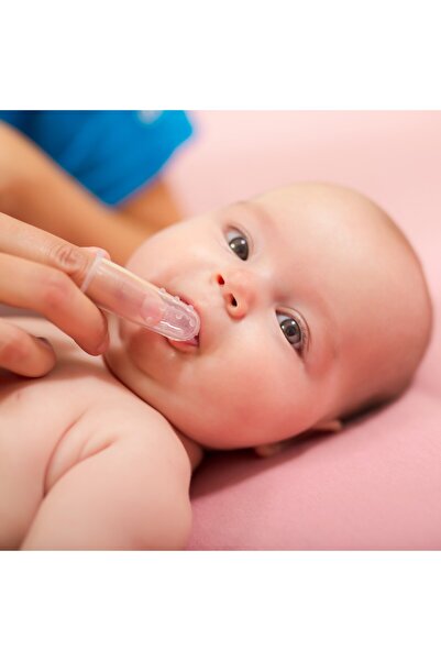 Bocioland Degetar din silicon BL235 pentru masarea gingiilor, cutie inclusa, 3 luni+, Transparent