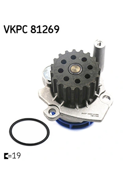 SKF Engine Cooling Water Pump Audi A1/A6 C7/Q5 Seat Alhambra/Ibiza 4 Sc/Leon