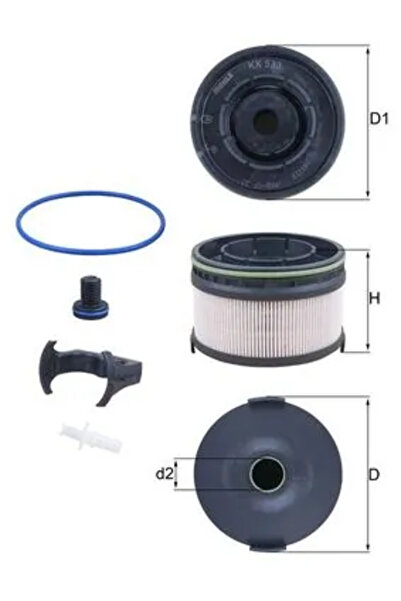 MAHLE Filtru Combustibil Mercedes-Benz Cla/Cls/Gla