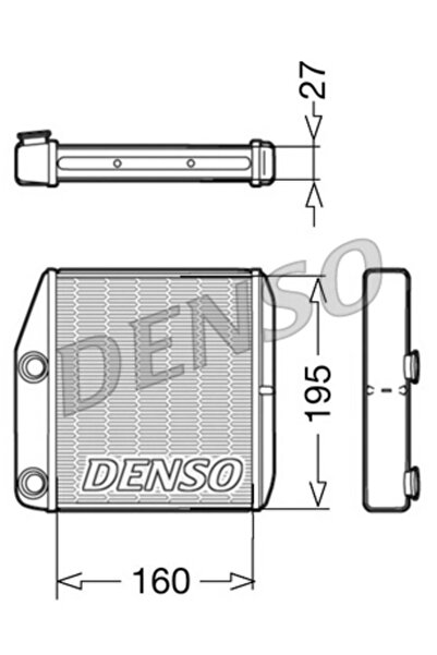 DENSO Schimbator Caldura Incalzire Habitaclu Abarth Grande Punto Fiat Fiorino...